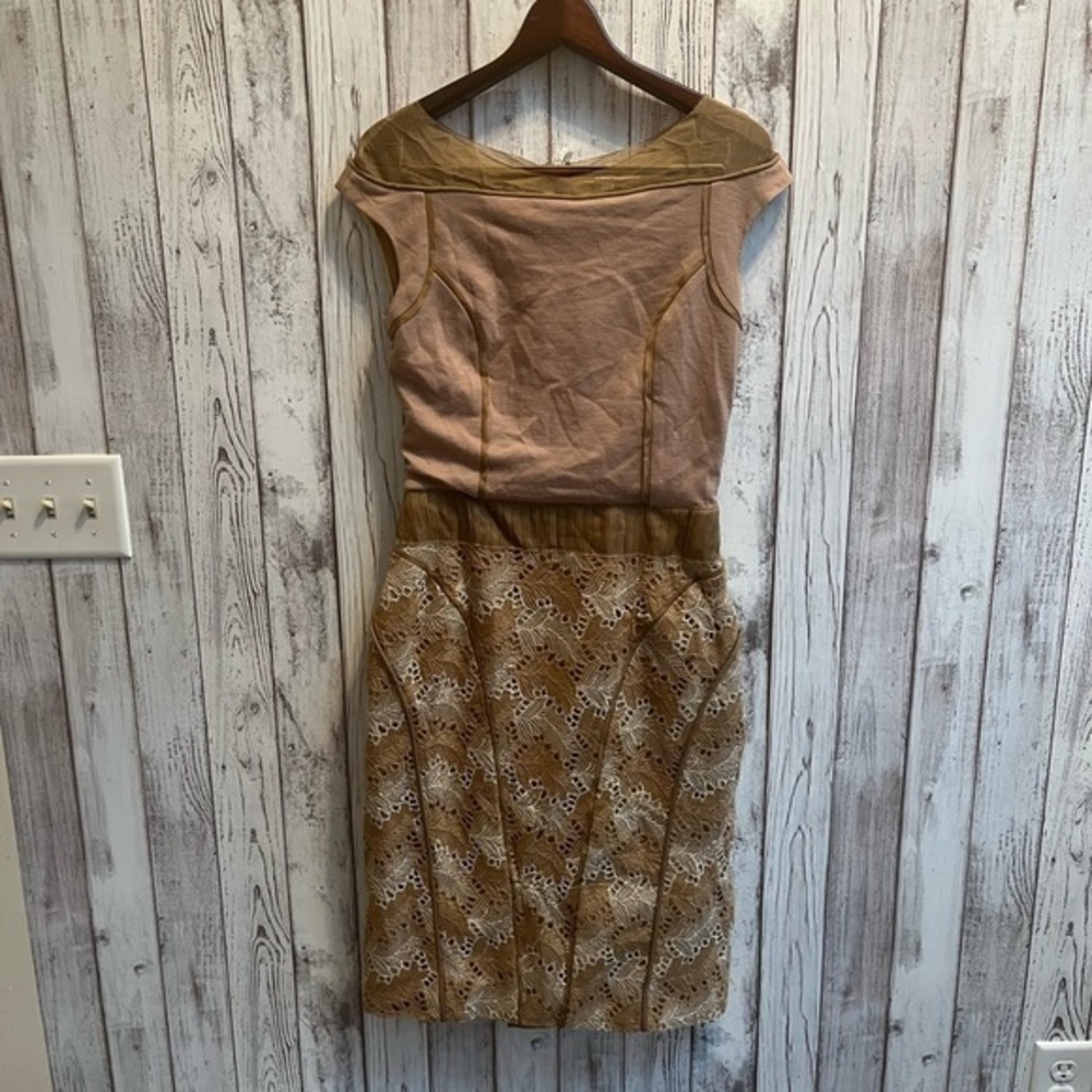 NWT Rachel Roy tan dress size 6